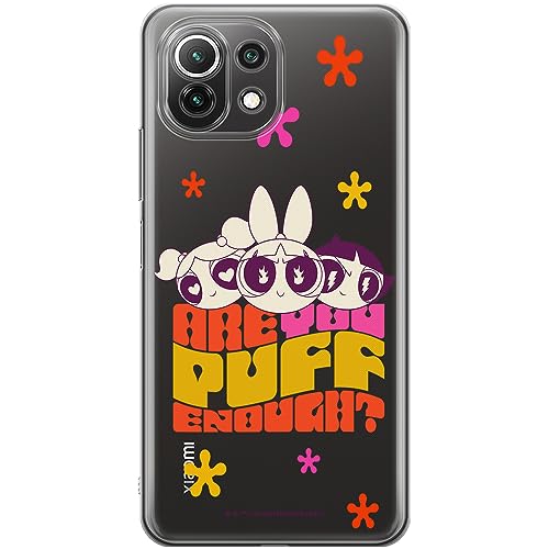 ERT GROUP etui na telefon Xiaomi 11 LITE 4G / 11 LITE 5G, case oryginalny i oficjalnie licencjonowany przez The Powerpuff Girls, wzór The Powerpuff Girls 043, plecki z TPU częściowo przeźroczyste