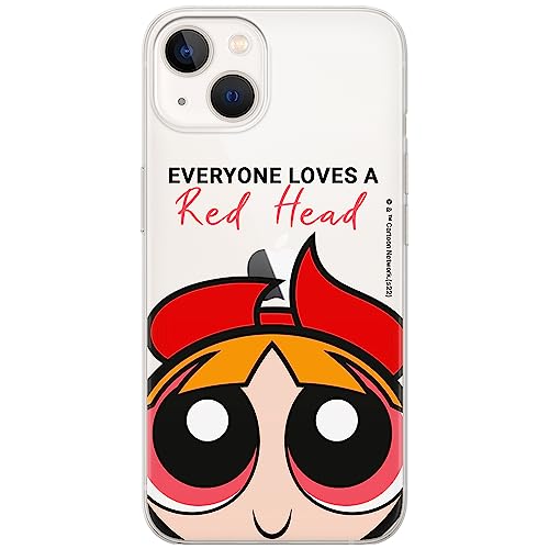 ERT GROUP etui na telefon Iphone 13, case oryginalny i oficjalnie licencjonowany przez The Powerpuff Girls, wzór The Powerpuff Girls 011, optymalnie dopasowane, plecki z TPU częściowo przeźroczyste