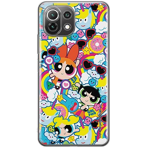 ERT GROUP etui na telefon Xiaomi 11 LITE 4G / 11 LITE 5G, case oryginalny i oficjalnie licencjonowany przez The Powerpuff Girls, wzór The Powerpuff Girls 041, optymalnie dopasowane, plecki z TPU