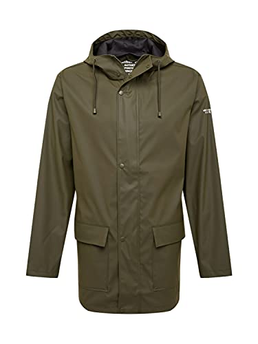 Weather Report Męski płaszcz przeciwdeszczowy Torsten M WATERPOORF z przyjazną dla środowiska powłoką 1001 Black