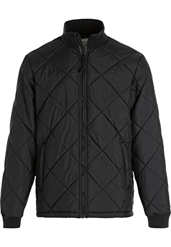 WEATHER REPORT Męska kurtka pikowana Chipper z praktycznymi ściągaczami RIPP 1001 Black, XL