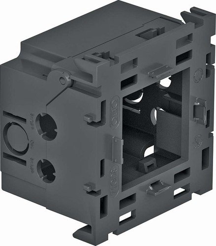 Obo bettermann Puszka instalacyjna pojedyncza Modul 45 71x76x51 PA stalowo-szara RAL 7011 71GD8-2 6288569 6288569