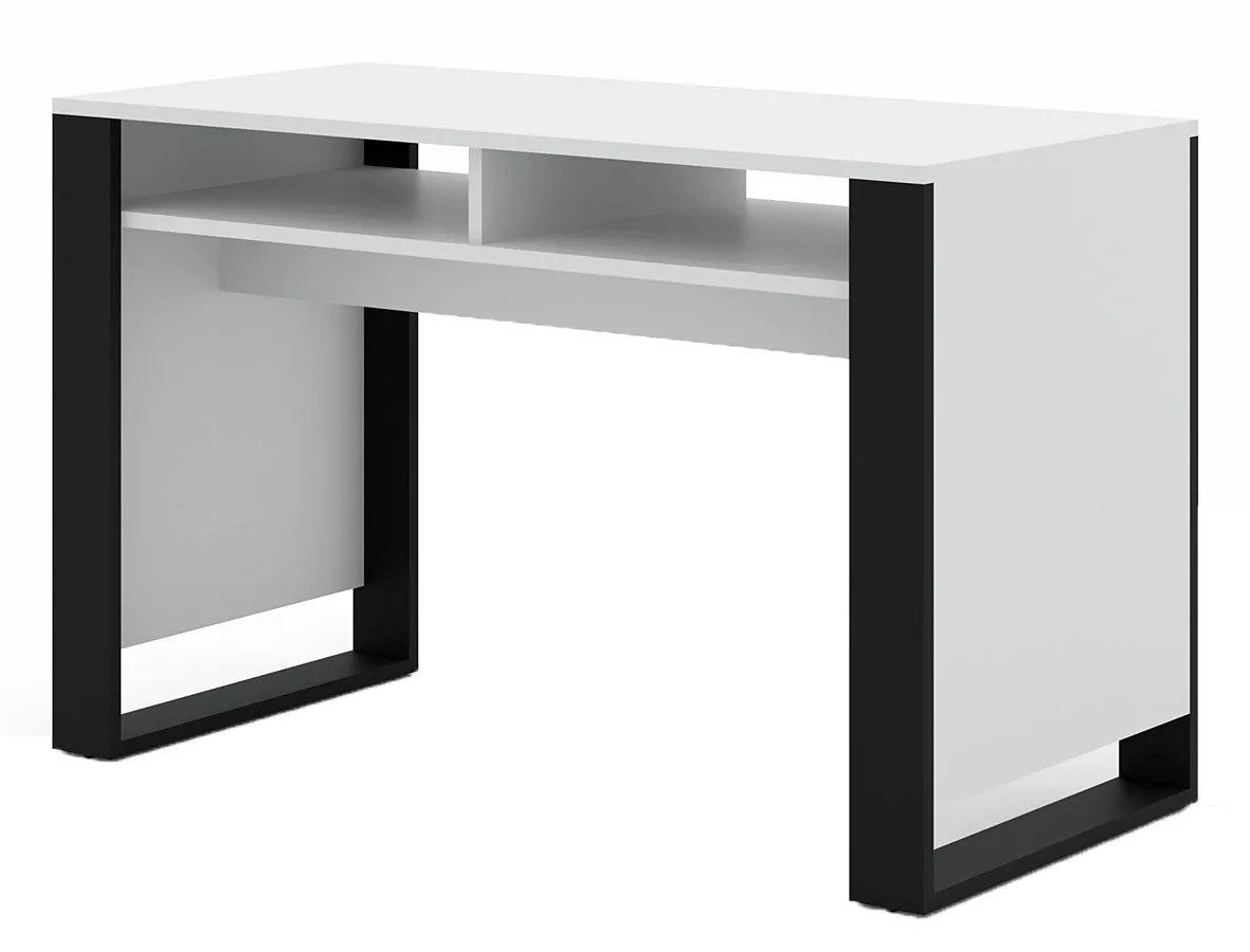 Elior Białe Biurko Z Półkami L7-F82