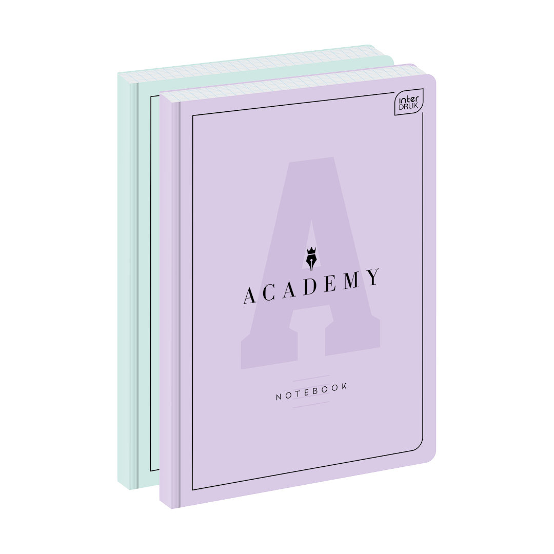 Interdruk, brulion A4 96 = Academy Pastel