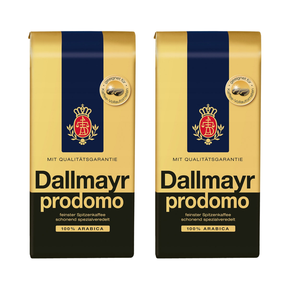 2x Kawa ziarnista DALLMAYR Prodomo 500 g