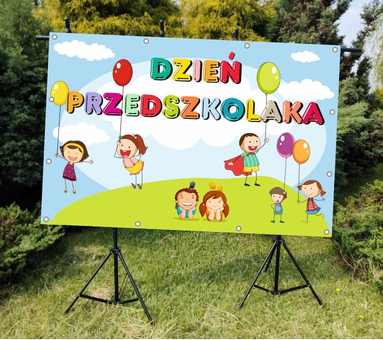 Dzień Przedszkolaka- Baner do szkoły i przedszkola 150x100cm