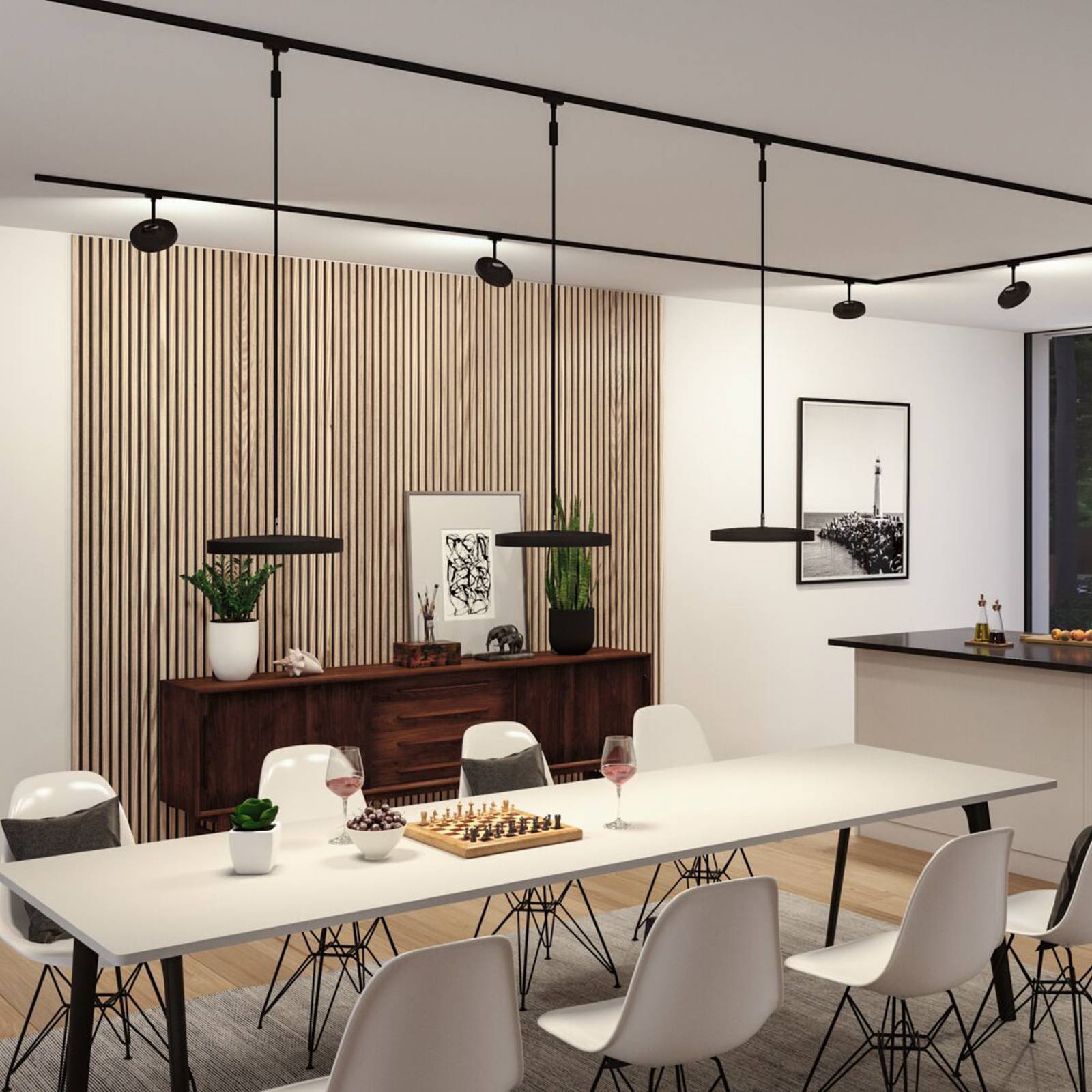 Paulmann URail Hildor wisząca LED 3 000 K czarna