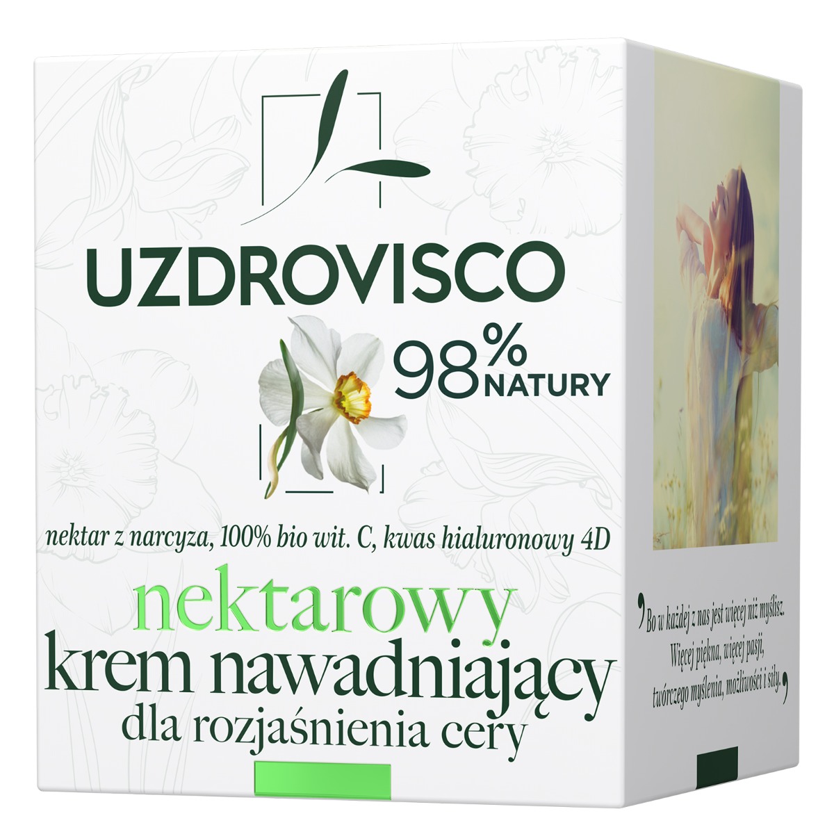 Uzdrovisco Narcyz Nektarowy Krem Nawadniający Do Twarzy 50 ml