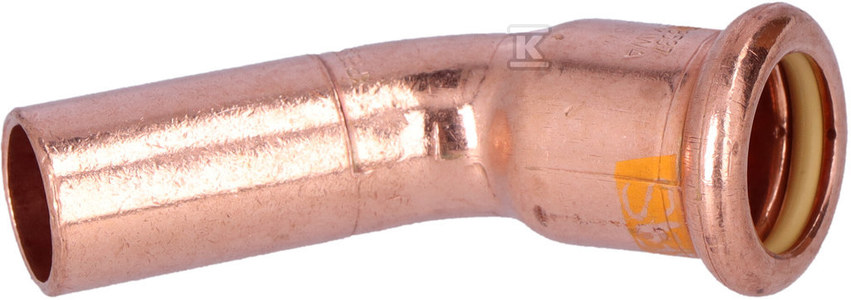 Kolano nyplowe 45° Copper Gas - 15