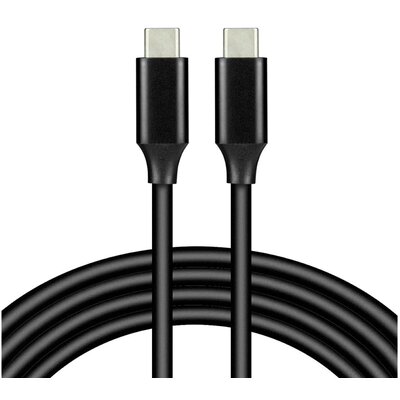 Kabel USB-C - USB-C EVERACTIVE 1m 5A 100W 10Gbps czarny (CBS-1CCD)