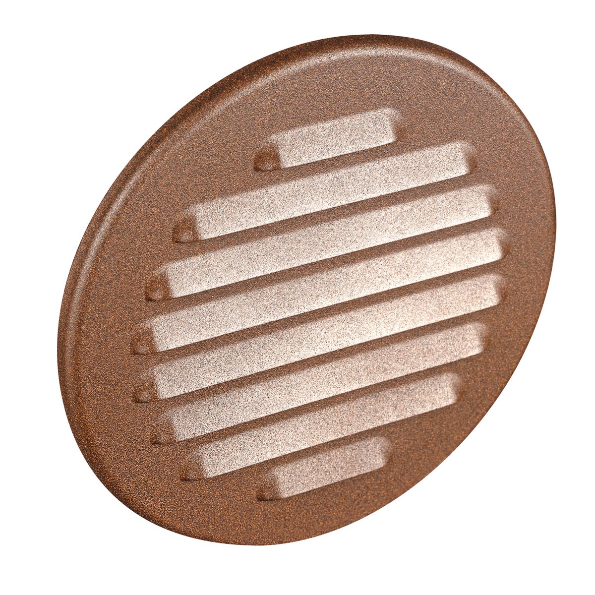 Kratka wentylacyjna stalowa 100 mm brązowa EQUATION 5901171280572