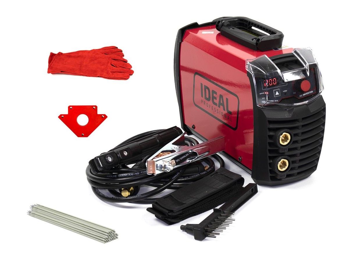 Spawarka inwertorowa Ideal Tecnoarc 211 IGBT MMA/TIG VRD Pakiet akcesoriów 1 - TARC211_pakiet1