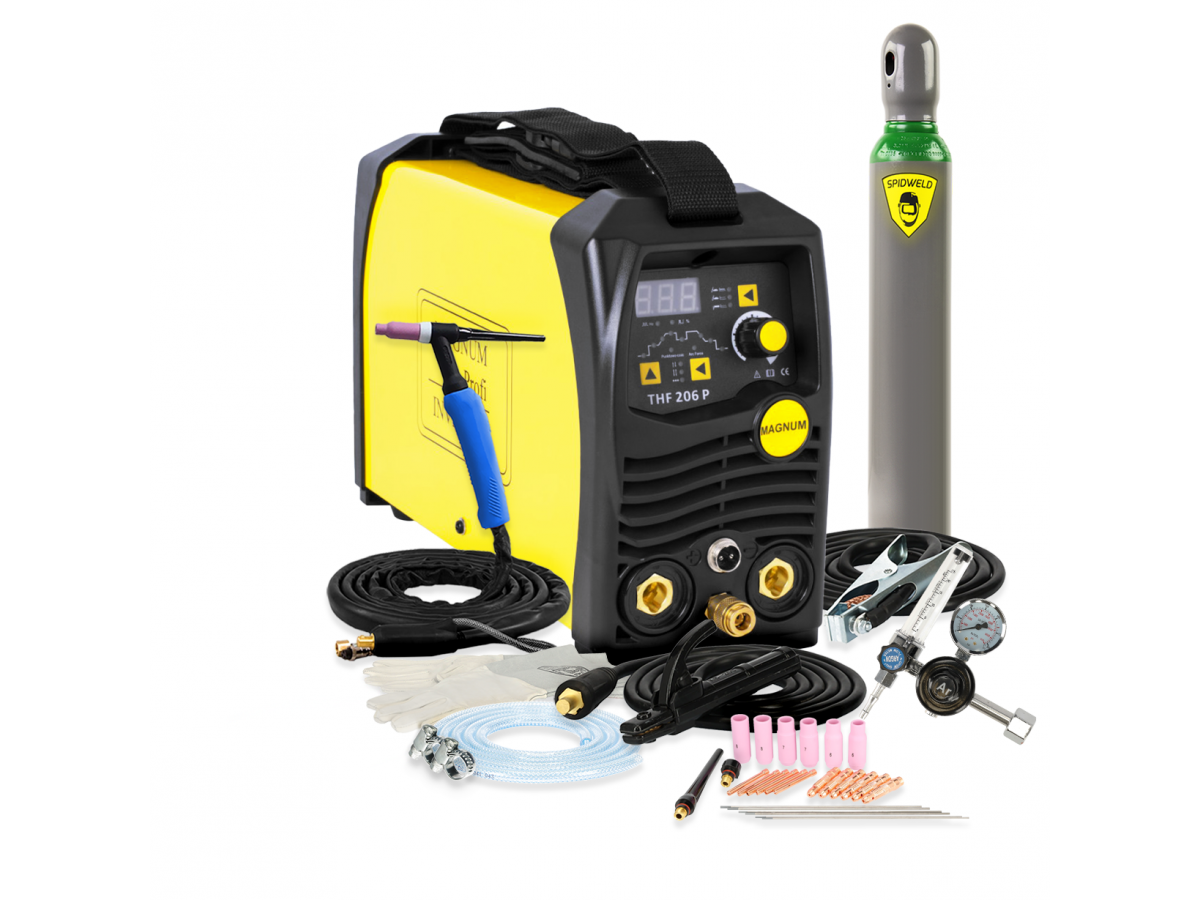 Spawarka Magnum TIG THF 206 P DC Puls Pakiet akcesoriów 1 - U I THF 206P_pakiet1