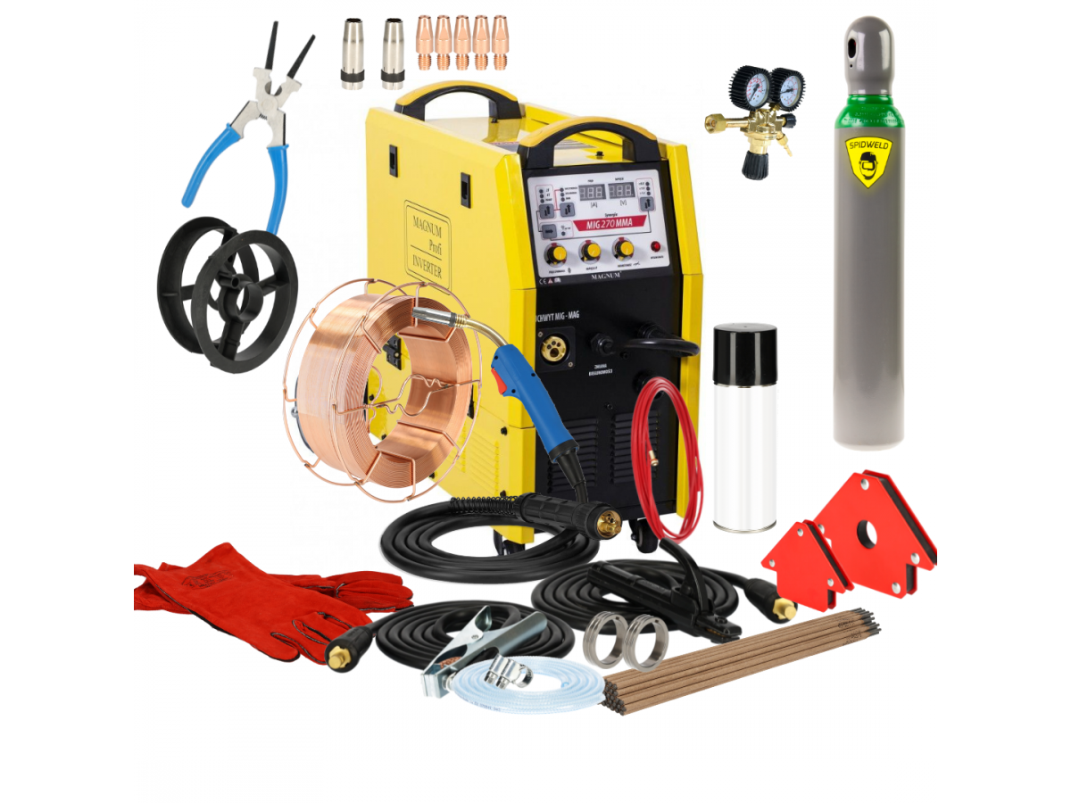 Spawarka Migomat Magnum MIG 270 MMA Synergia Pakiet akcesoriów 2 - U MI 270 SYN_pakiet2