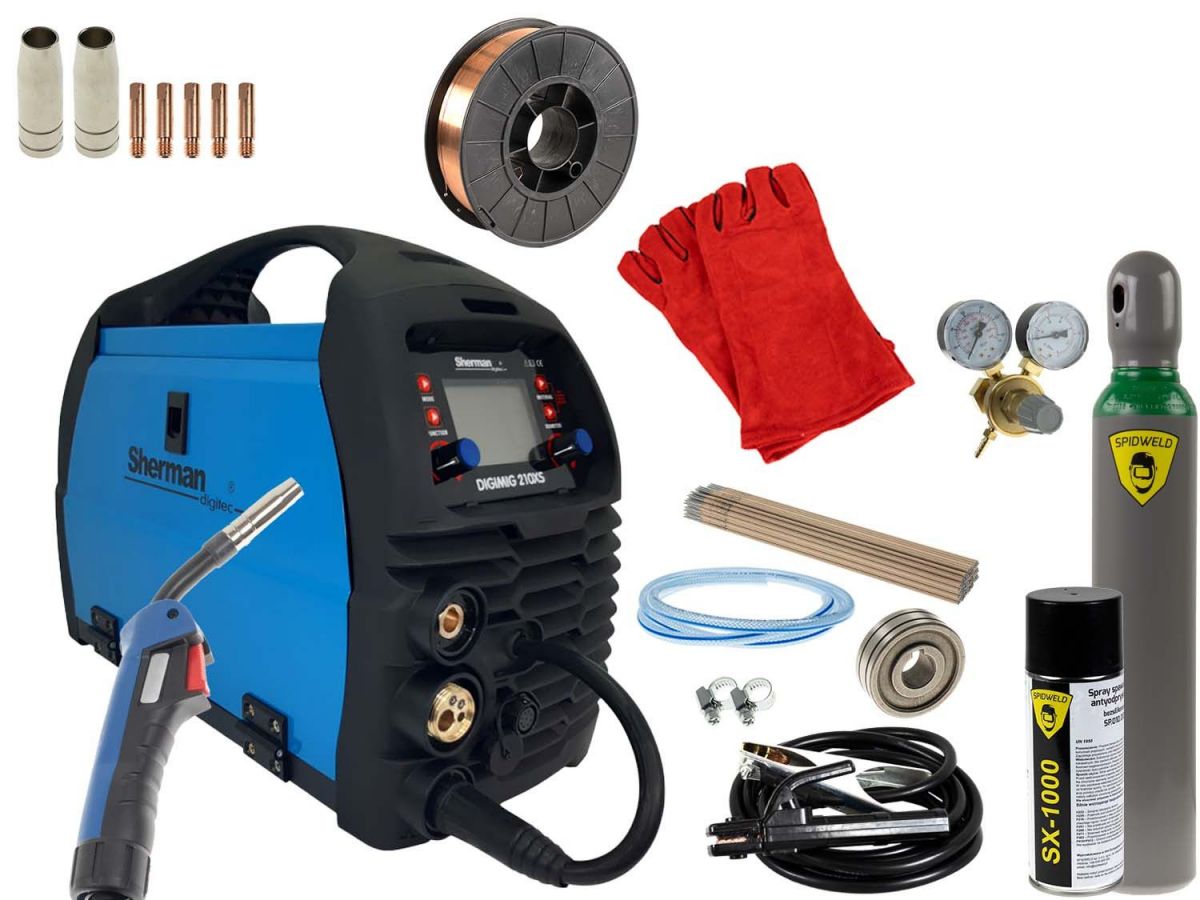 Spawarka Migomat Sherman DIGIMIG 210XS Pakiet akcesoriów 2 - 7812583_p2