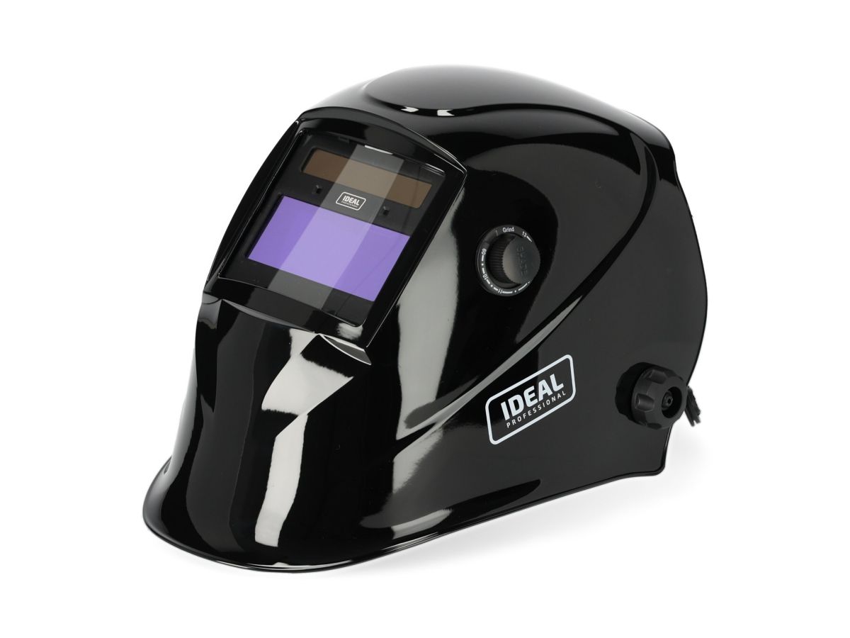 Przyłbica spawalnicza samościemniająca Ideal APS-510G : Kolor - Czarny - APS-510G BLA