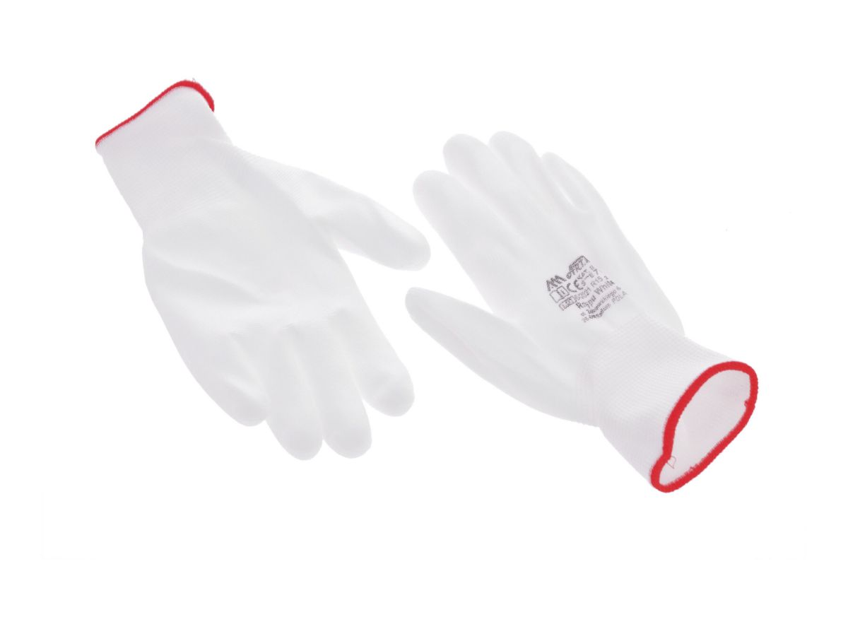 Rękawice robocze powlekane Rnypu Rtepo White / para / FIXWELD : Rozmiar - 7 - remus_rtepo_r_7