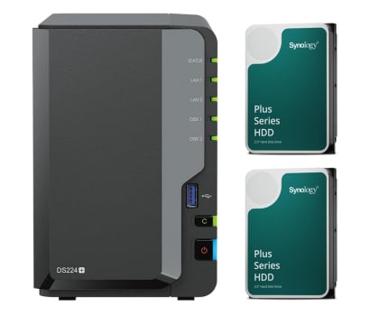 Synology DS224+ (2x 6TB HDD HAT3300 Plus)