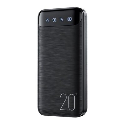 WEKOME WP-163 - Power bank 20000 mAh Super Charging 2xUSB-A LED (Czarny)