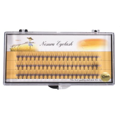 Sztuczne Rzęsy Nesura Kępki Rzęs 12 mm - 60 sztuk