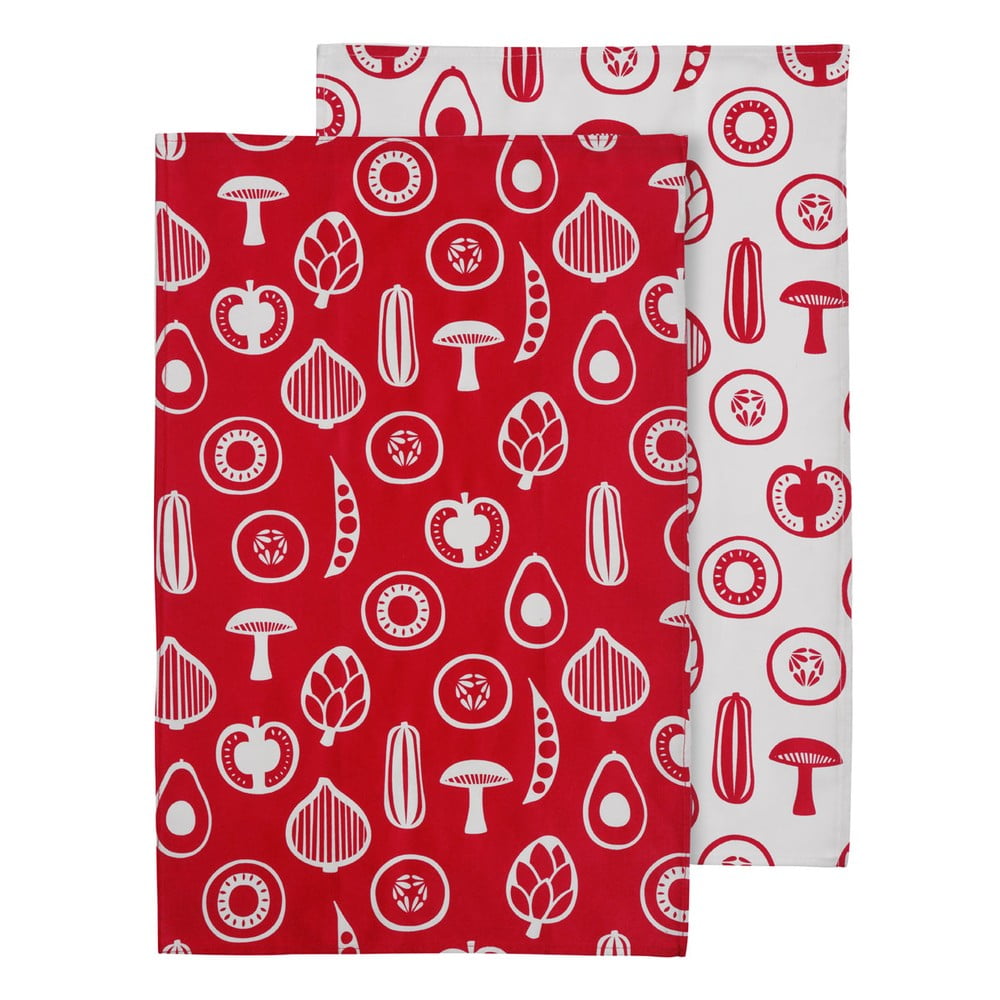 Zestaw 2 czerwonych ścierek Premier Housewares