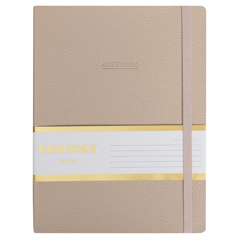 Paperdot, Notes B5, 96 kartek w linię, beige