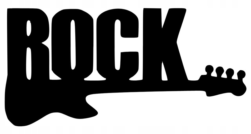 Dekoracja Ścienna 3D Loft Gitara Rock Prezent J157