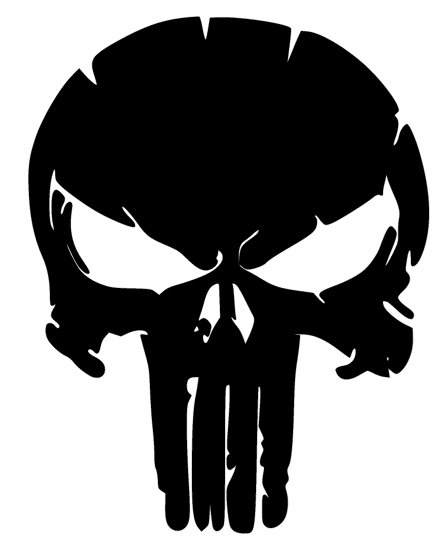 Dekoracja Ściany Młodzieżowa 3D Punisher Logo K160