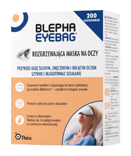 Blepha Eyebag rozgrzewająca maska na oczy wielokrotnego użytku x 1 szt