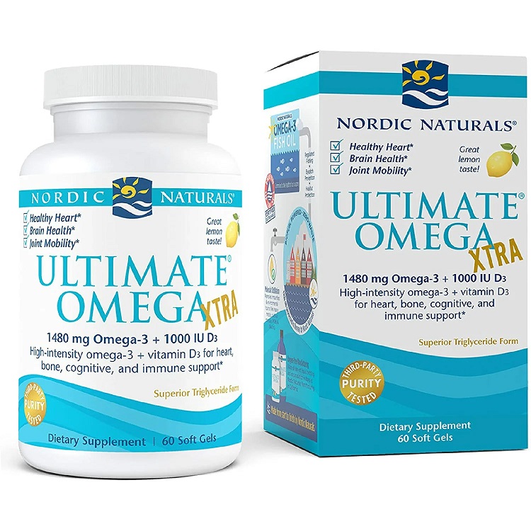 Ultimate Nordic Naturals Omega Xtra (60 kaps) Nordic Naturals 224E-98392