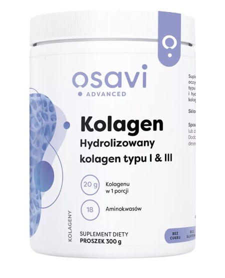 Osavi - Kolagen Typu 1 i 3, Proszek, 300g