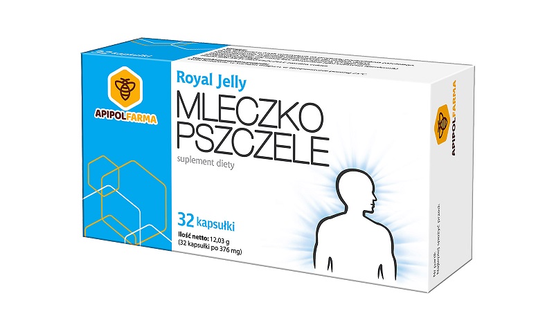 Apipol-Farma Mleczko pszczele Royall Jelly 32 kapsułki