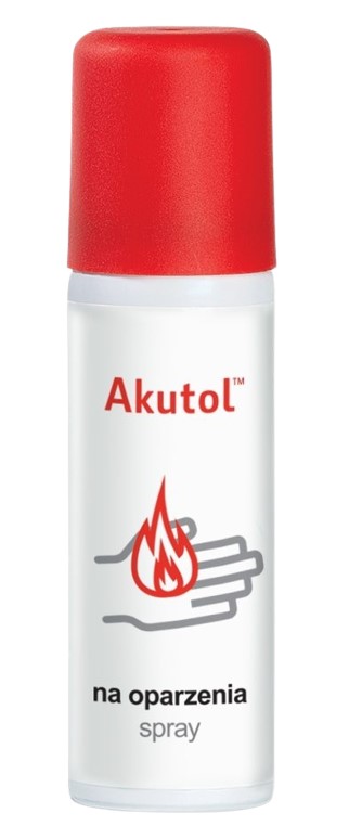 Akutol, spray na oparzenia, 50 ml