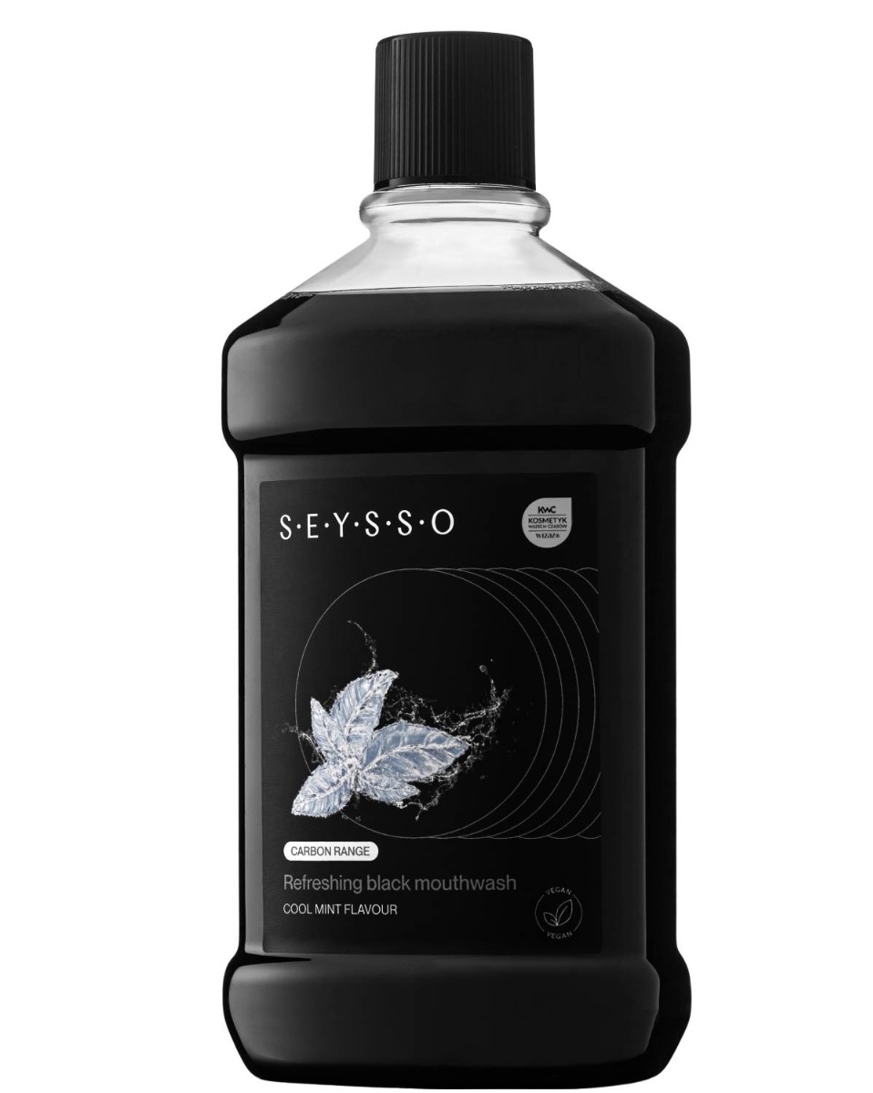 Seysso Carbon Płyn do płukania jamy ustnej Refreshing Black 500 ml