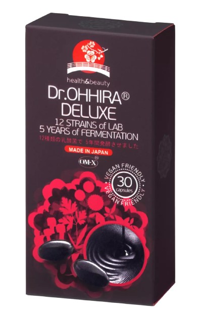 TRAVEL CARE Dr. OHHIRA DELUXE 12 gatunków bakterii kwasu mlekowego, 30 kaps.