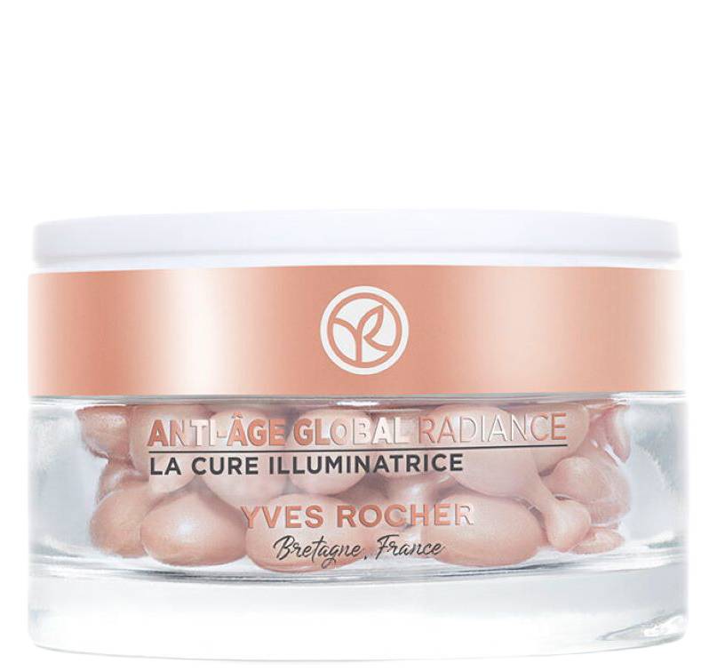 Yves Rocher Anti-Age Global Kuracja rozświetlająca do twarzy w kapsułkach 10,5ml