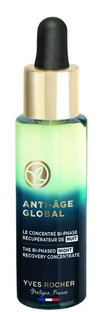 Yves Rocher Anti-Age Global Dwufazowy koncentrat naprawczy na noc 30ml