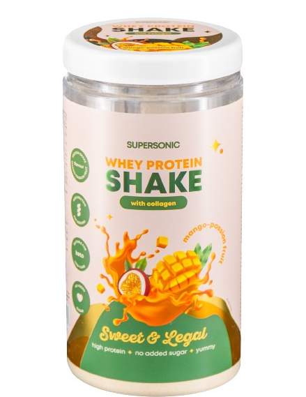 Supersonic Sweet and Egal Shake Proteinowy Smak Mango z Marakują 560 g