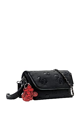 Desigual Women's BOLS_All Mickey Venecia, Black, czarny