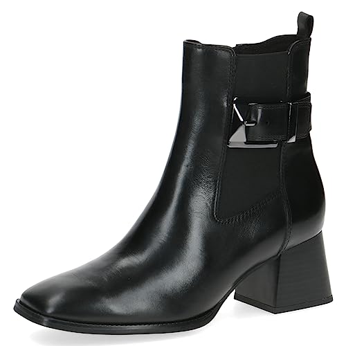 Caprice Damskie 9-25344-41 sznurowane botki na obcasie, czarne, 39 EU, czarny, 39 EU