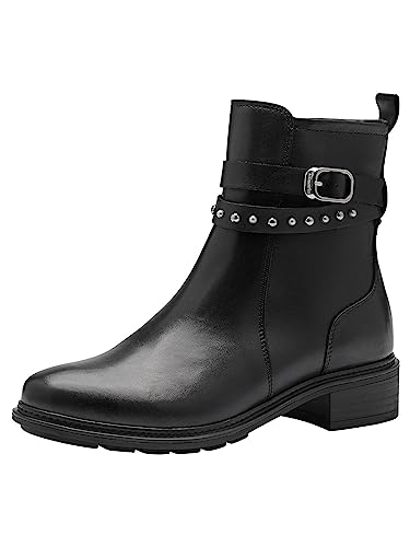 Tamaris Damskie botki 1-1-25052-41, czarny, 40 EU
