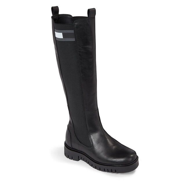 Kozaki Tommy Jeans Tjw High Shaft Boot EN0EN02316 Black BDS