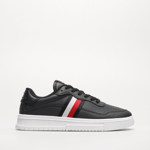 TOMMY HILFIGER SUPERCUP LEATHER STRIPES - Tommy Hilfiger