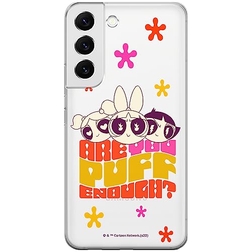 ERT GROUP etui na telefon Samsung S22, case oryginalny i oficjalnie licencjonowany przez The Powerpuff Girls, wzór The Powerpuff Girls 043, optymalnie dopasowane, plecki z TPU częściowo przeźroczyste