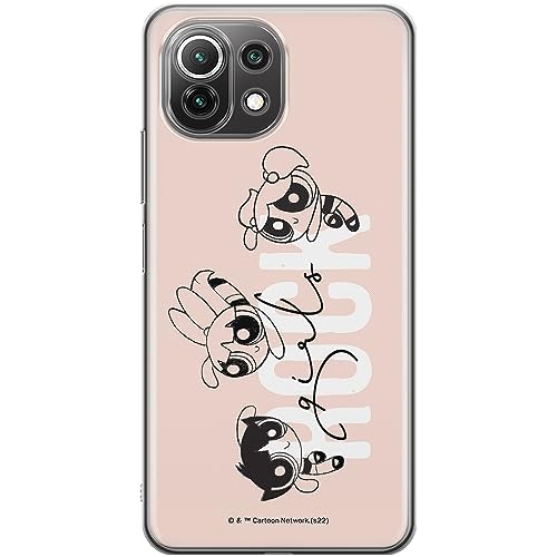ERT GROUP etui na telefon Xiaomi 11 LITE 4G / 11 LITE 5G, case oryginalny i oficjalnie licencjonowany przez The Powerpuff Girls, wzór The Powerpuff Girls 039, optymalnie dopasowane, plecki z TPU