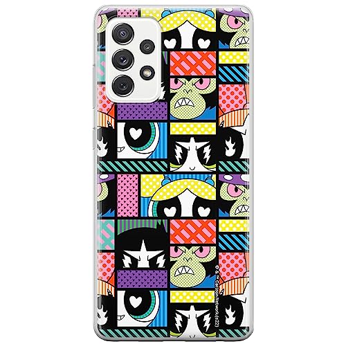 ERT GROUP etui na telefon Samsung A52 5G / A52 LTE 4G / A52S 5G, case oryginalny i oficjalnie licencjonowany przez The Powerpuff Girls, wzór The Powerpuff Girls 027, plecki z TPU