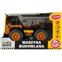 Maszyna budowlana. Wywrotka z dźwiękiem. Mega creative 520396