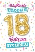 karnet urodziny 18