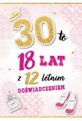 karnet urodziny 30
