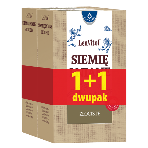 Siemię lniane złociste - dwupak, 250 g + 250 g